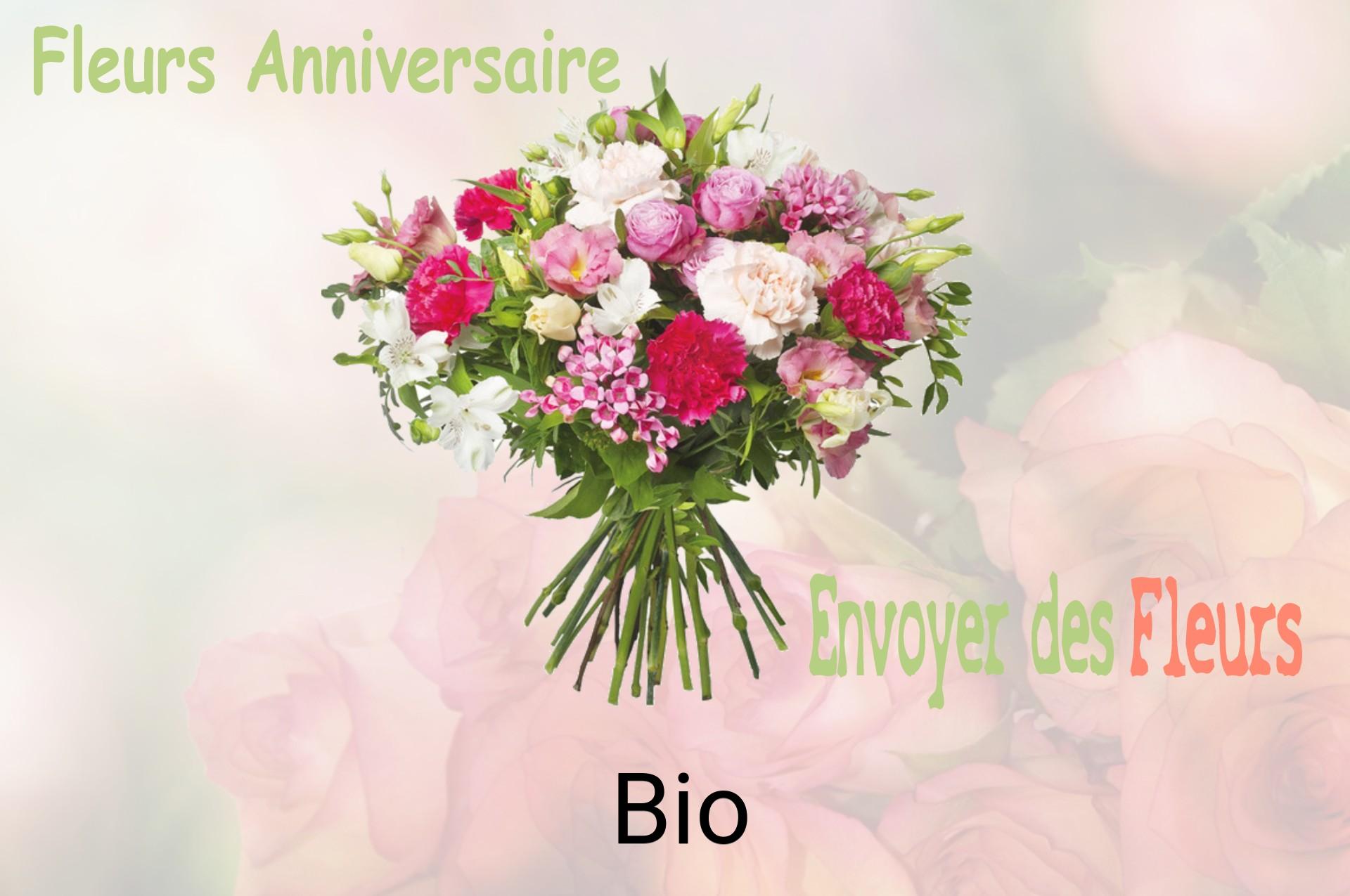 Bouquet de fleurs d’anniversaire livré à Bio